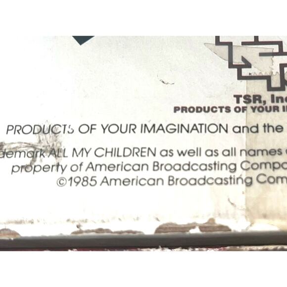 Vintage All My Children Board Game Complete 1985 Soap Opera - Picture 10 of 13